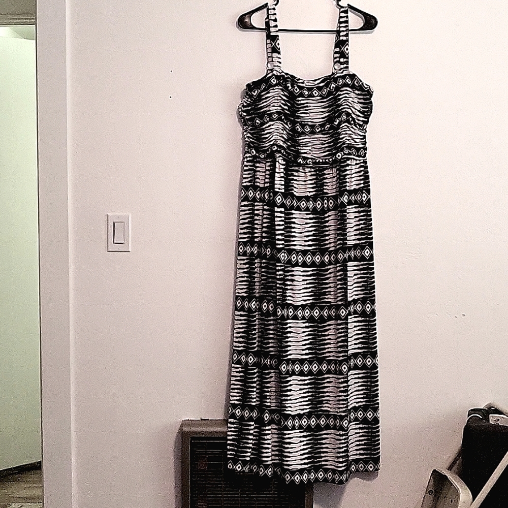 Summer full length sun dress